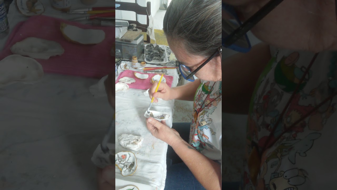 Eco Artesanatos Conchas de  Ostras
