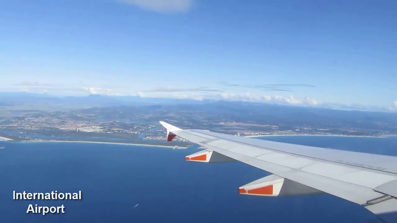 Jetstar A320 Landing at Gold Coast Airport, Australia