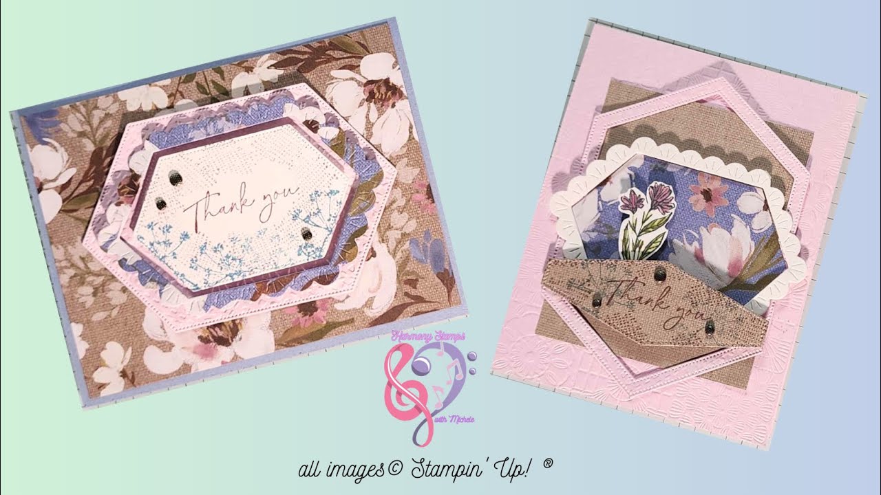Playing with the Wildly Flowering suite from the Stampin' Up!
