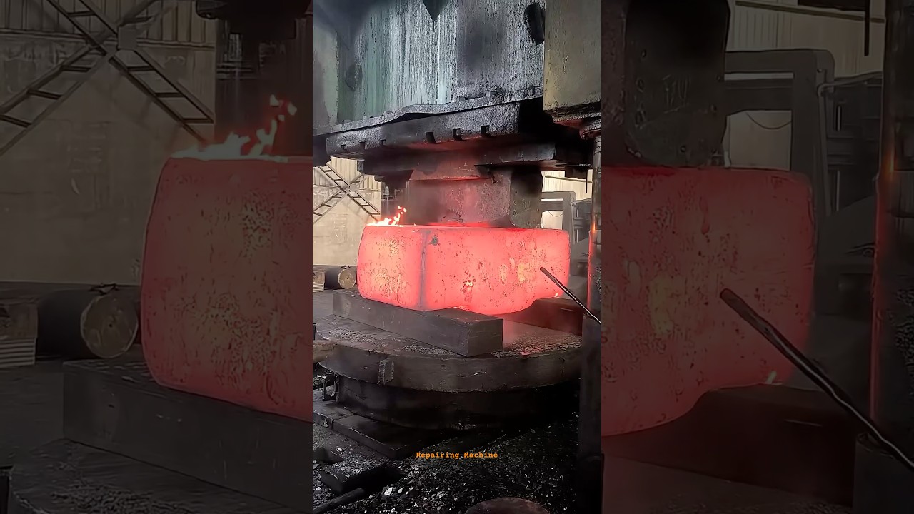 Witness the Power of Industrial Forging in Action 