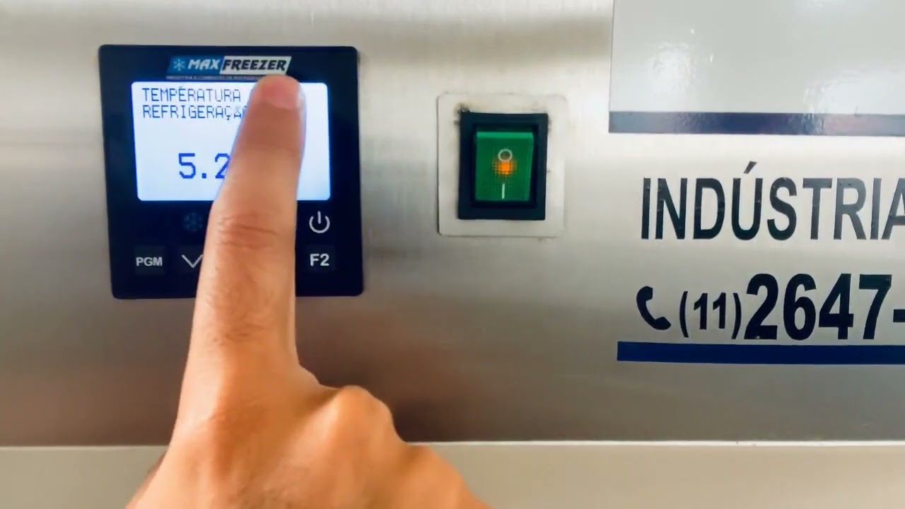 Painel de Controle Câmara Climática Maxfreezer