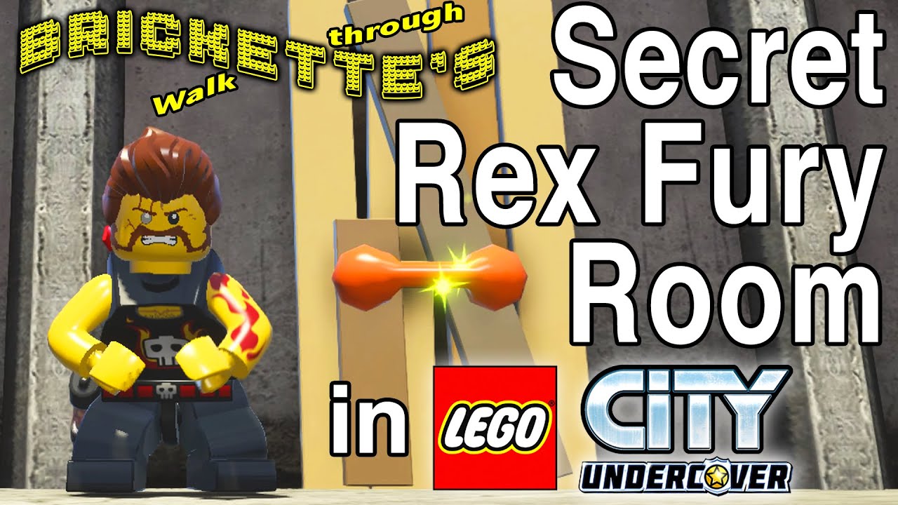 Секретная комната Рекса Фьюри в тюрьме Альбатрос в LEGO City Undercover