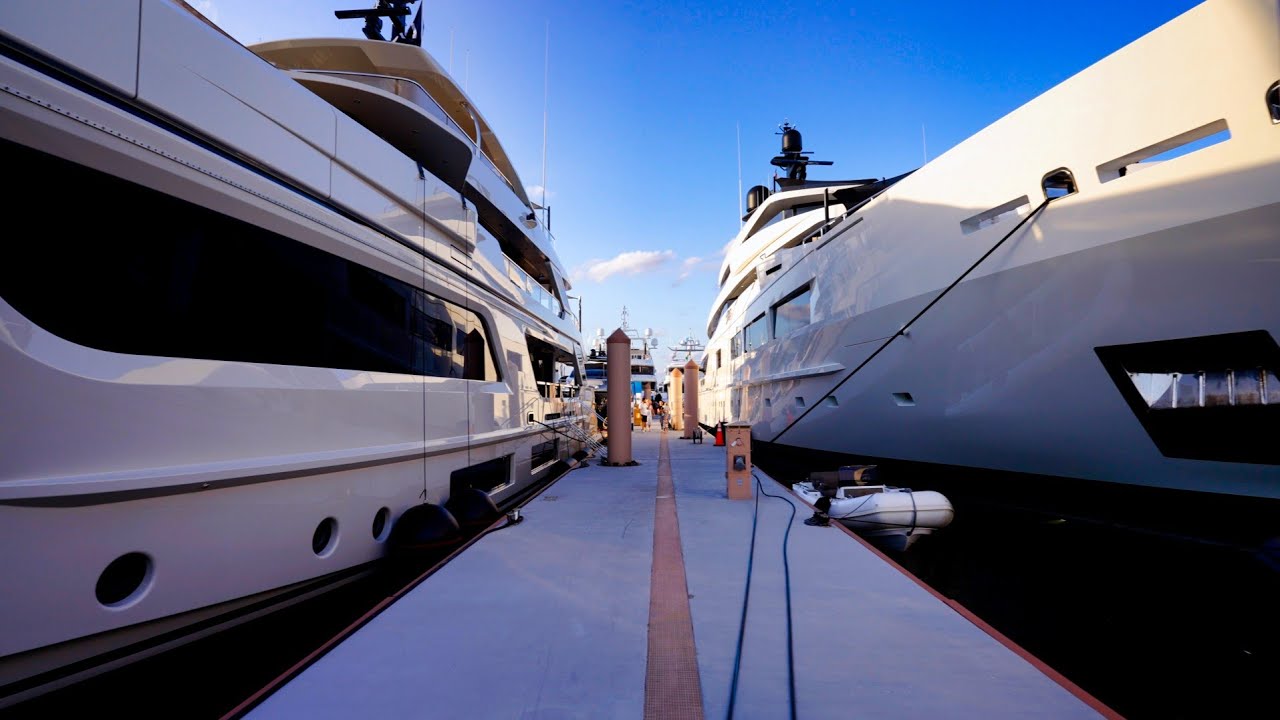 Palm Beach Boat Show Setup Video Finale ! Preview of Yachts and Boats