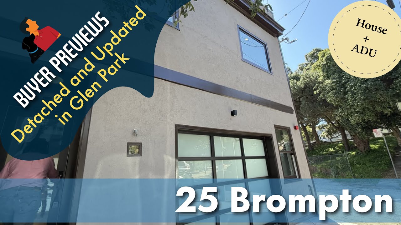 Buyer Preview: 25 Brompton Ave, San Francisco, Glen Park Just Updated - 4K