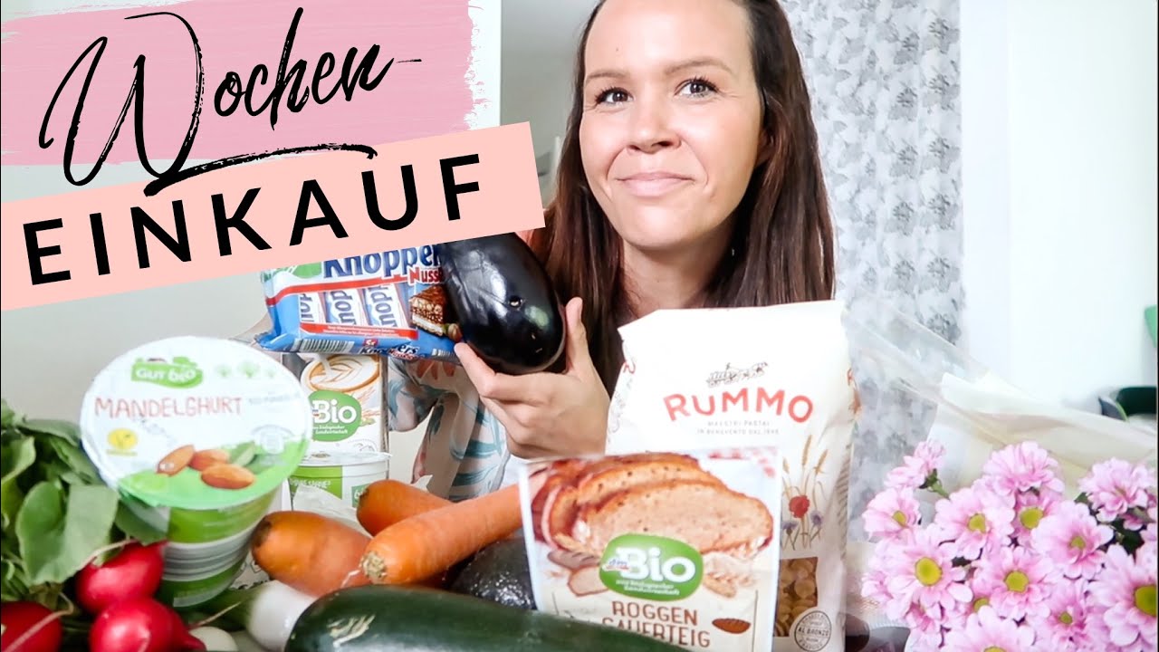 UNSER WOCHENEINKAUF. REALISTISCHER ALDI & DM FOOD HAUL. Gesund & ungesund. Günstig einkaufen.