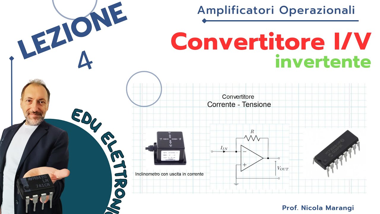 Convertitore Corrente-Tensione con Amplificatore Operazionale: Guida Completa