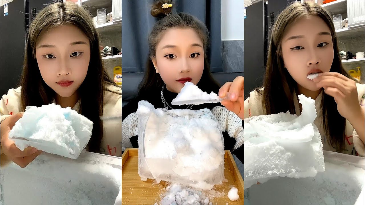LZM / ASMR HARD ICE EATING / CRUSHED ICE / THIN ICE / CLEAR ICE