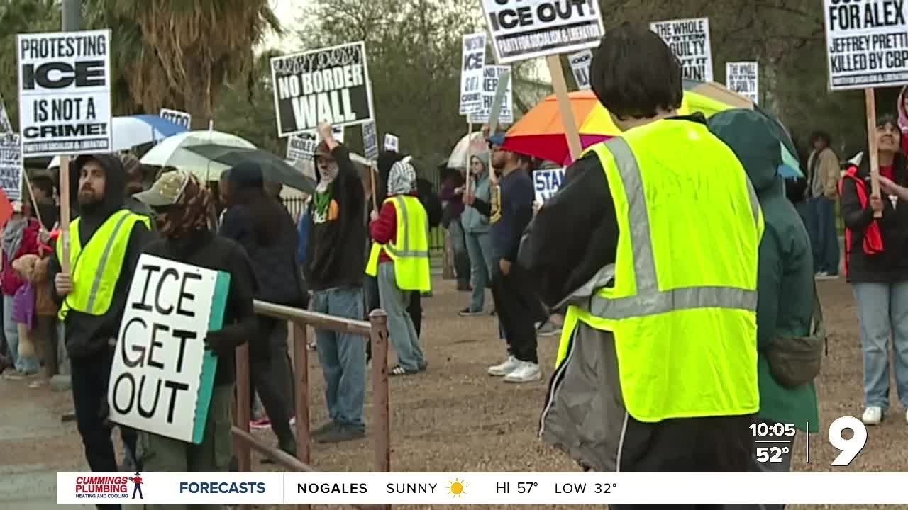 Protests break out in Tucson after Minneapolis Shooting