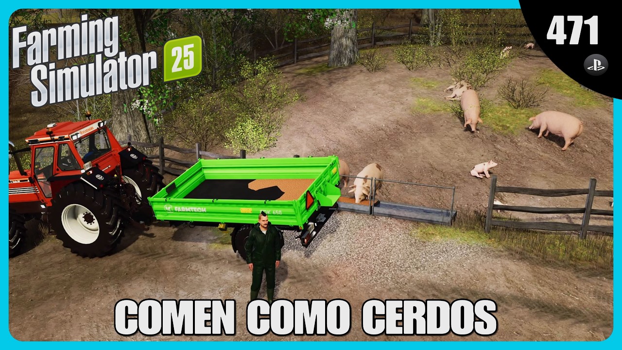 🚜EP471 Comen como cerdos FS25 //🎮Ps5 Gameplay Español // FARMING SIMULATOR 25🌾