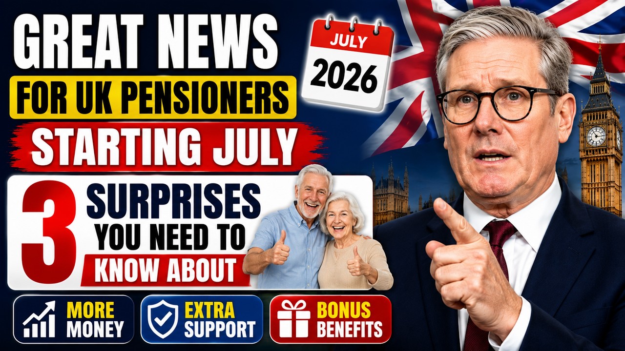 🎉 Great News for UK Pensioners Starting July &ndash; 3 Big Changes You Need to Know!