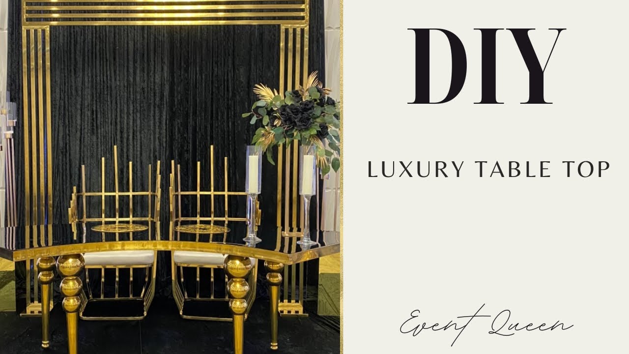 Luxury Table Top DIY