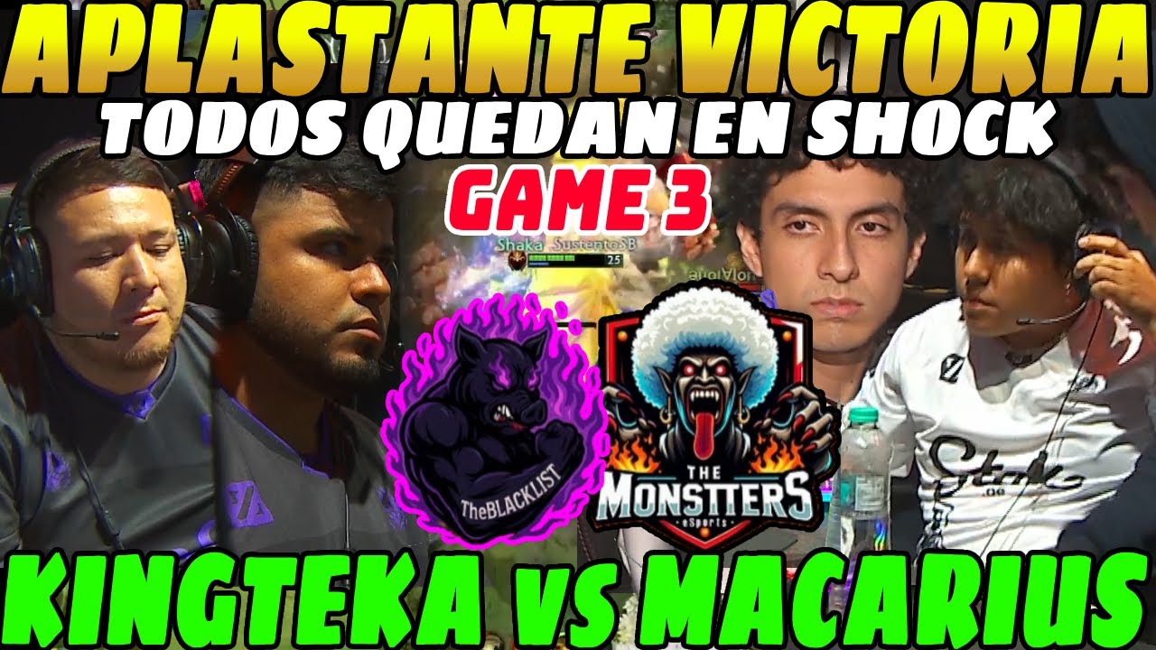 🏆Team KINGTEKA vs Team MACARIUS, GAME 3, GRAN FINAL del ZEEINTERNACIONAL🏆| APLASTANTE VICTORIA🏆