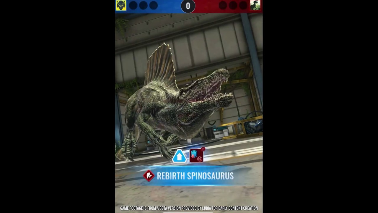 Rebirth Spinosaurus Surprise Attack!  (Jurassic World Alive)