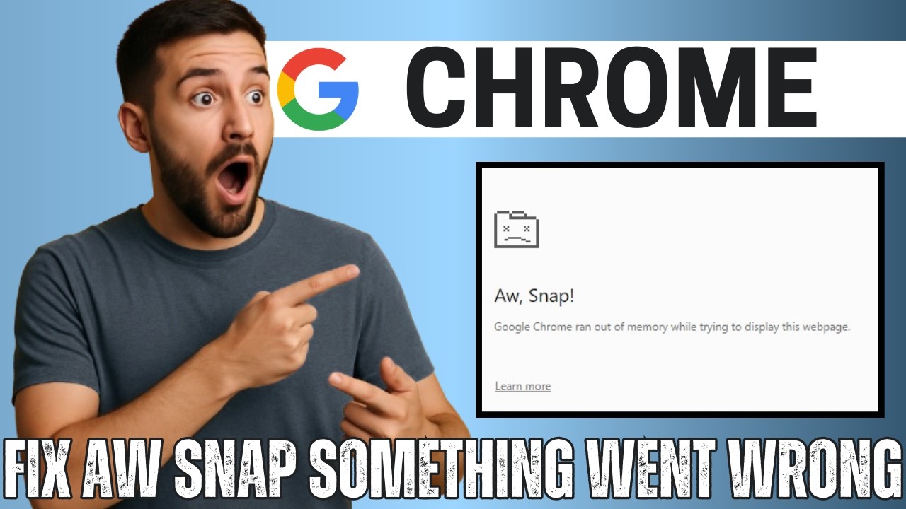 How to Fix Aw Snap Something Went Wrong Error on Google Chrome (2026)