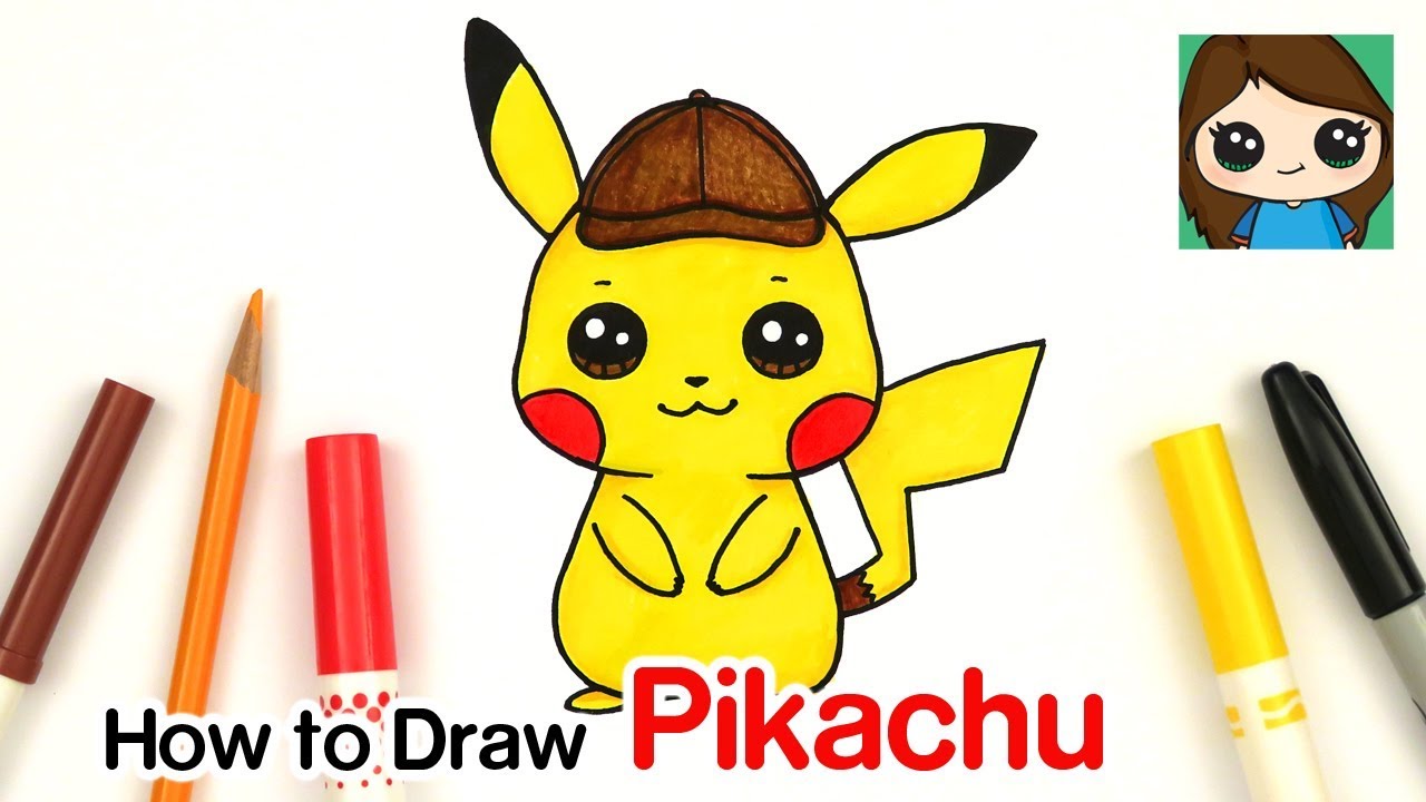 How to Draw Pok&eacute;mon Detective Pikachu