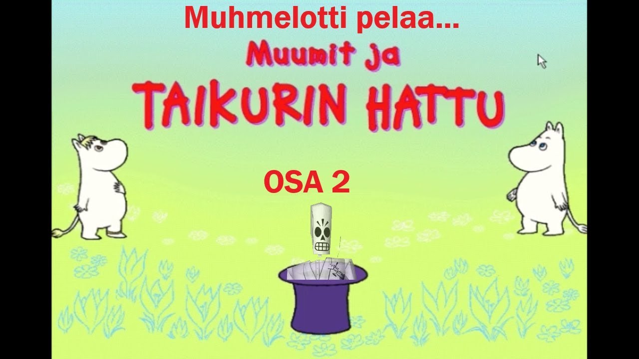 Muumit ja Taikurin hattu - osa 2 - loput henkil&ouml;t ja Pikku Myyn kakkukoristelu