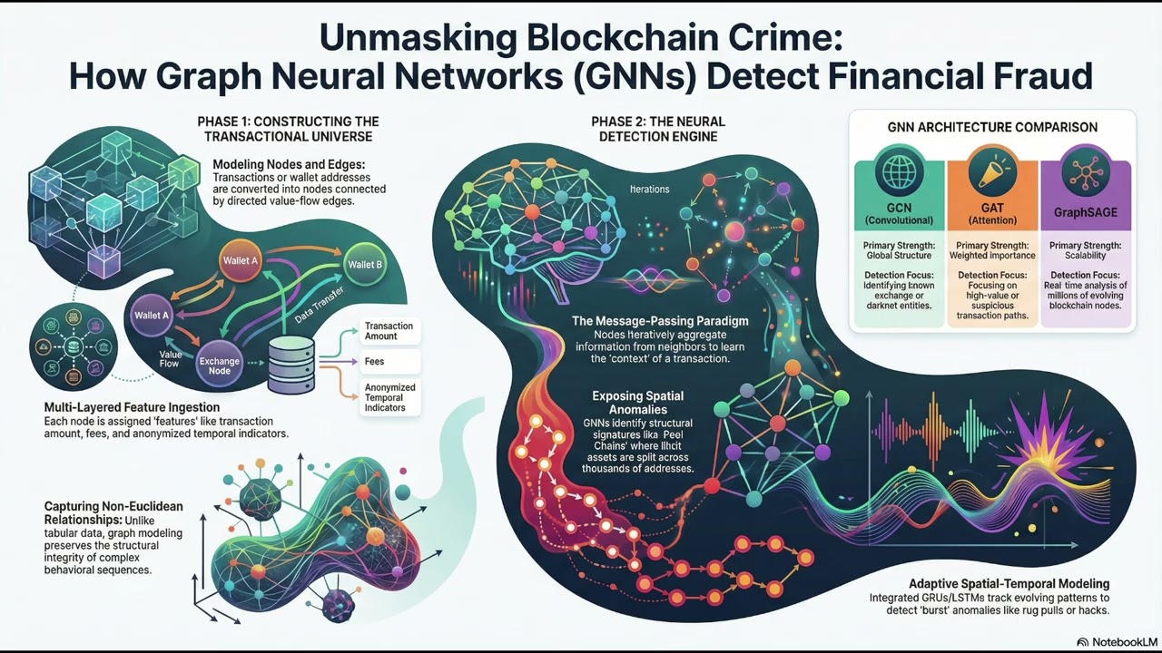 How AI Catches Crypto Criminals: GNNs & Blockchain Forensics Explained