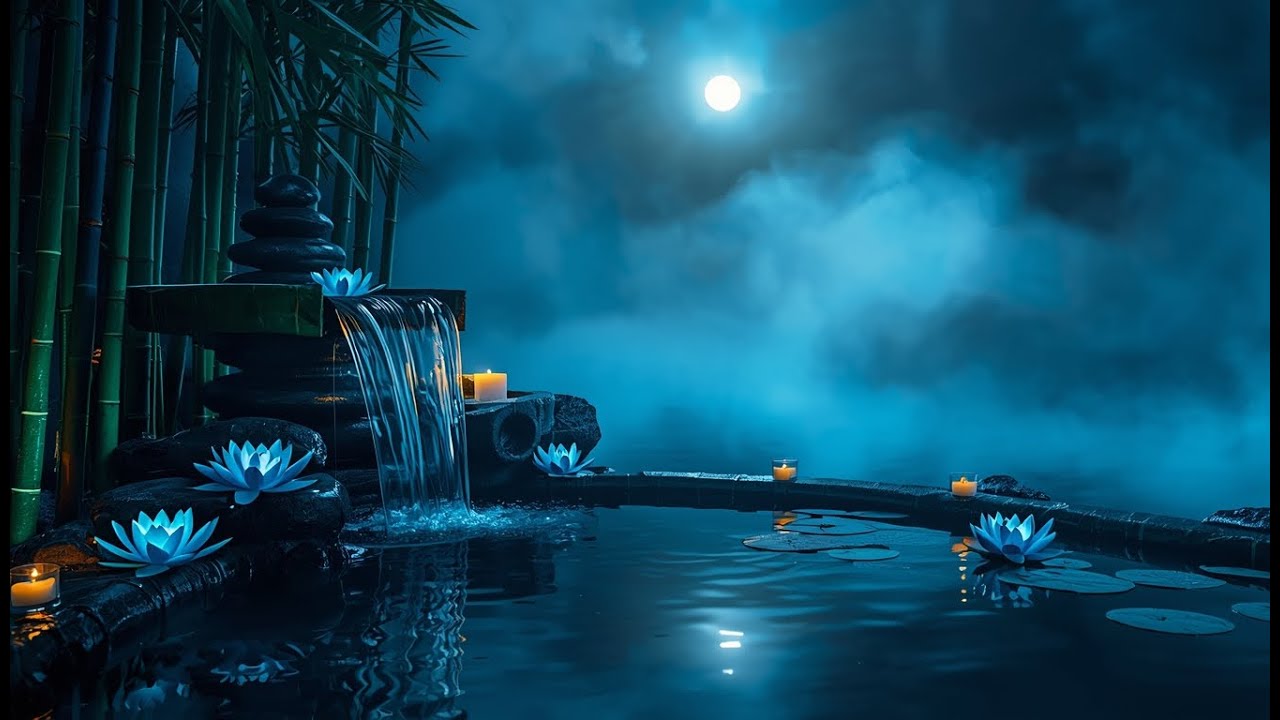 Fall Asleep Faster with Calming Water Sounds and Healing Sleep Music | Live Stream