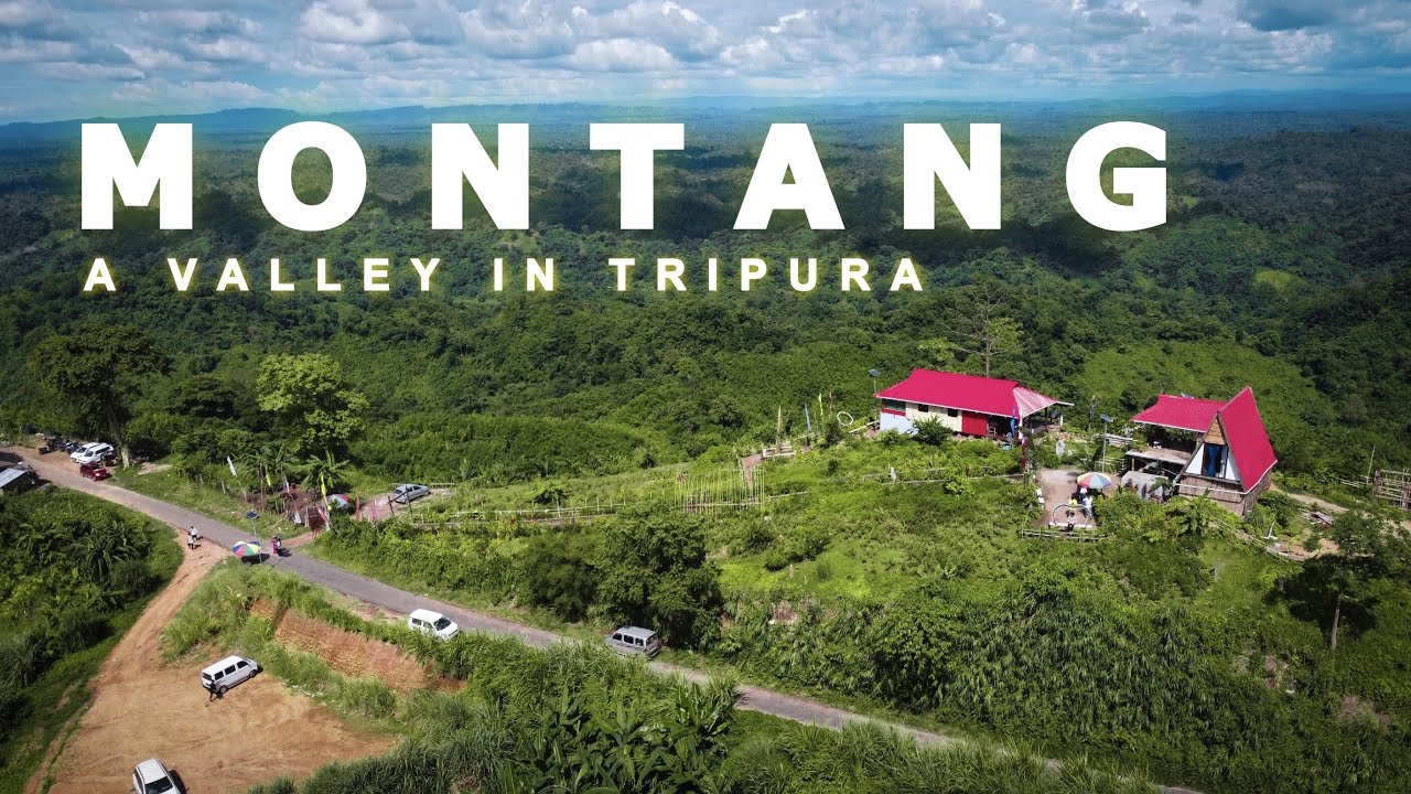 Montang Valley - Aerial view of Mountains | Northeast India : Tripura | Rotating Wheels