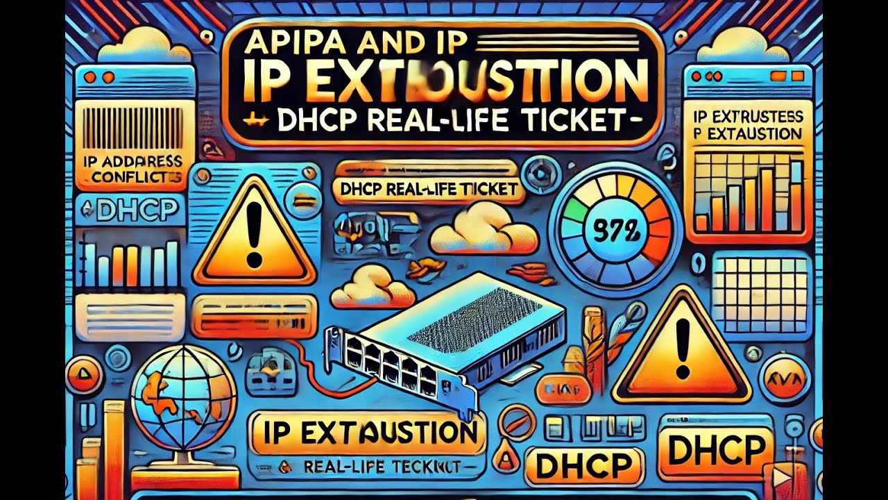 APIPA & IP Exhaustion: Real-Life DHCP Troubleshooting Ticket | IT Support Guide
