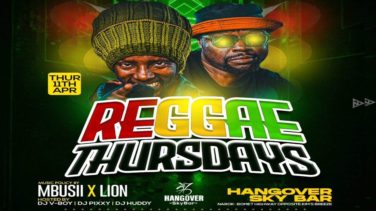DJ SLIM x MBUSII - LIONEDEH HANGOVER REGGAE LAUNCH
