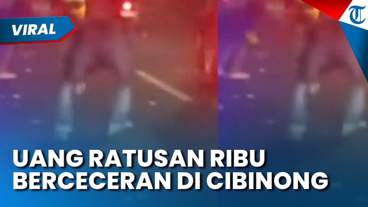UANG BERCECERAN DI CIBINONG! Pecahan Rp100 Ribu & Rp50 Ribu Dikumpulkan Warga, Dititipkan ke Damkar