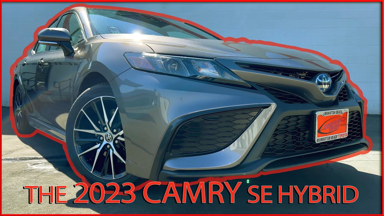 Our top 3 features on the 2023 Toyota Camry SE Hybrid