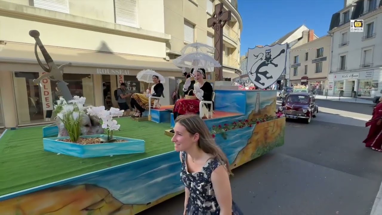 Ploërmel. Le défilé des associations, des carnavaliers et des chevaliers