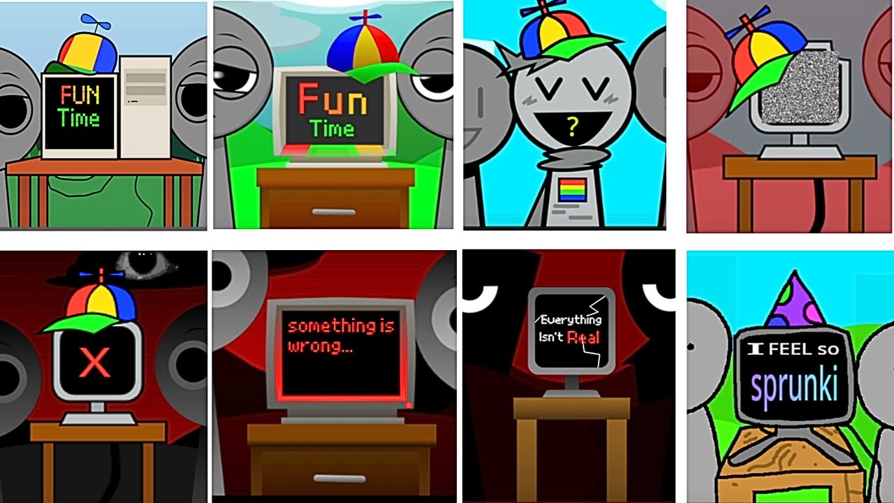 Incredibox - Sprunki ALL MR.FUN COMPUTER in Random Different Mods