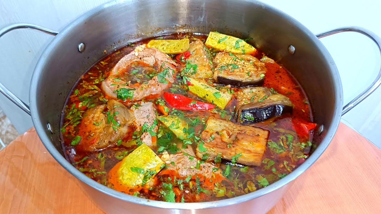 Овощное Рагу с Мясом - Объеденье! Вкусный и Простой Рецепт!