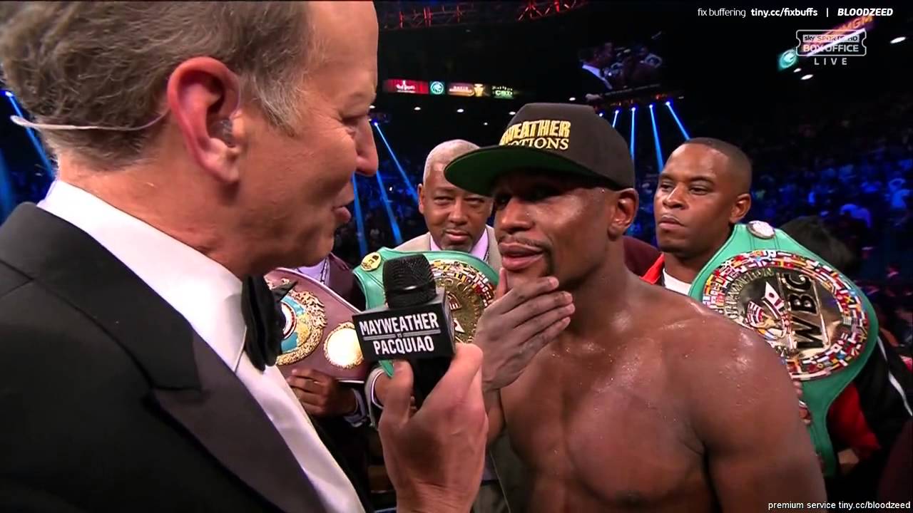 Mayweather vs Pacquiao Post Fight Interview in HD