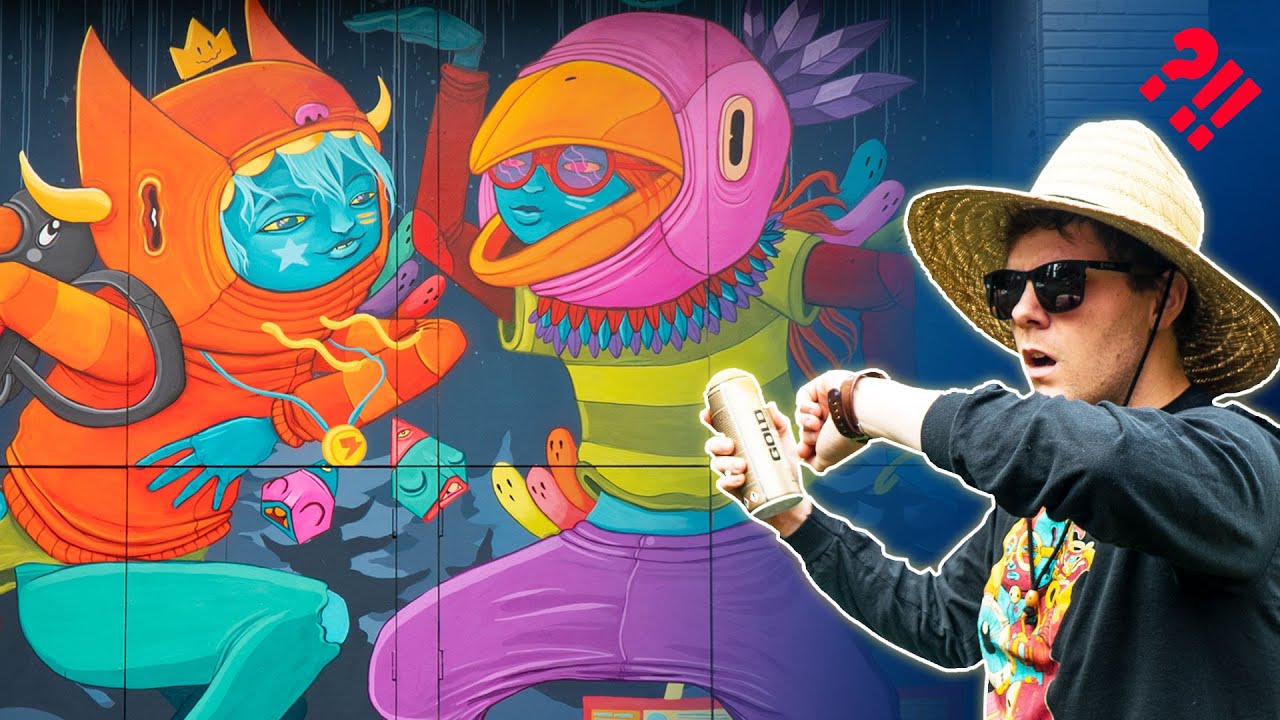 NO TIME TO FINISH??! - Painting a MURAL for National Mural Day!