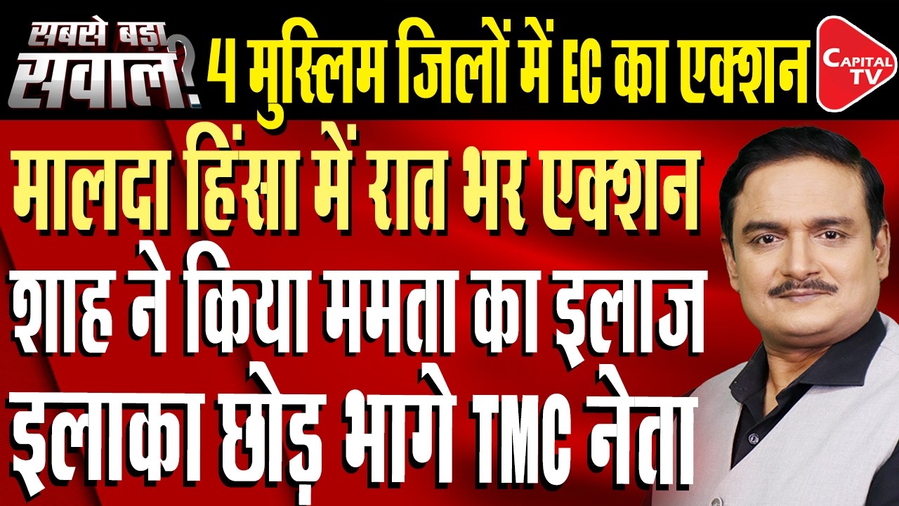 After SC direction, EC Orders NIA probe into Malda violence incident | Dr. Manish Kumar