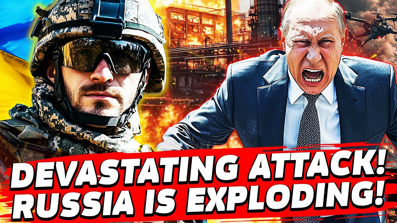 🔥NOW! WAVE OF POWERFUL STRIKES ON RUSSIA! EXPLOSIONS IN CENTRAL MOSCOW! CRITICAL FUEL SHORTAGE!