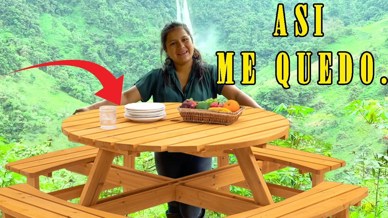Trate de construir una mesa de madera, ¿creen que pude?.