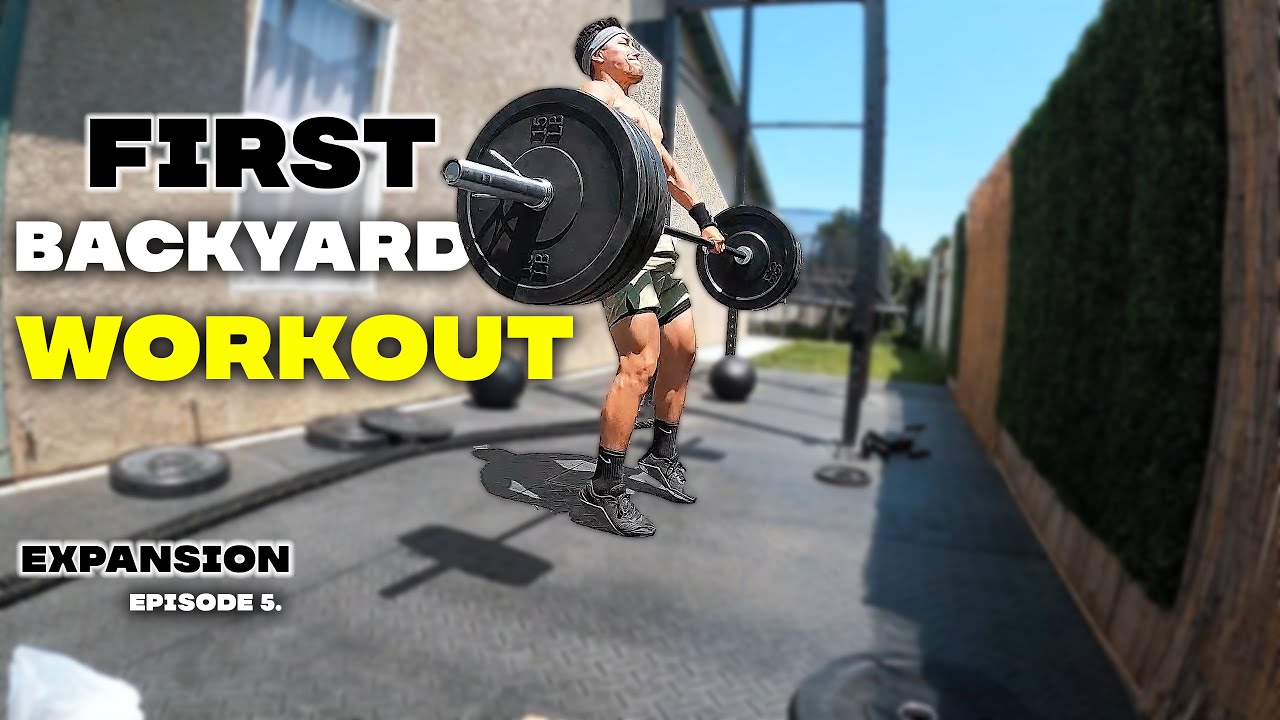 First Workout In My BACKYARD Crossfit Gym | Get RXED Titan Rig | Backyard Expansion Episode 5