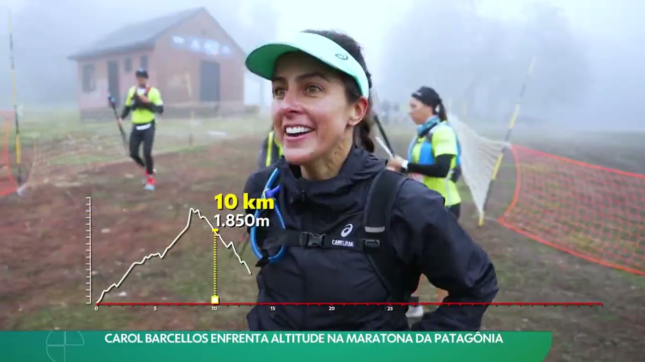 Carol Barcellos enfrenta altitude na maratona da Patagônia - 2023