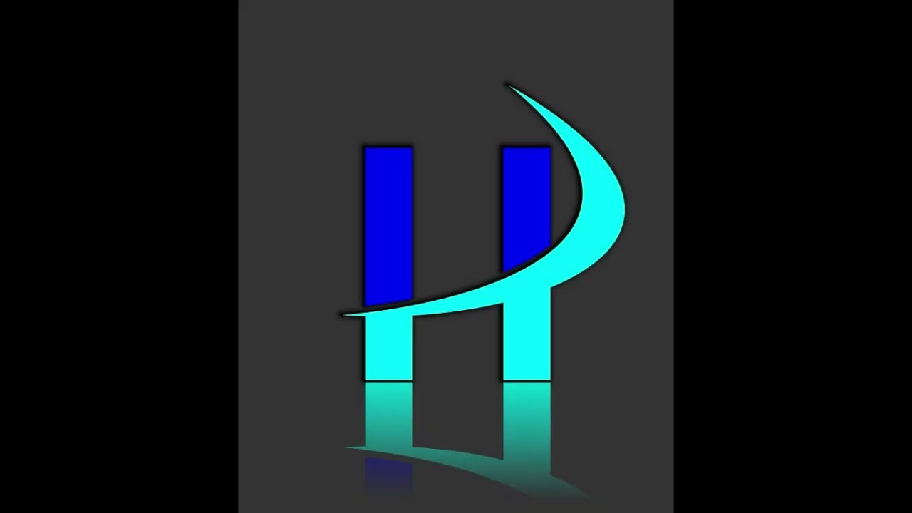 Coreldraw Tutorial - Creative Letter H Logo design In Coreldraw
