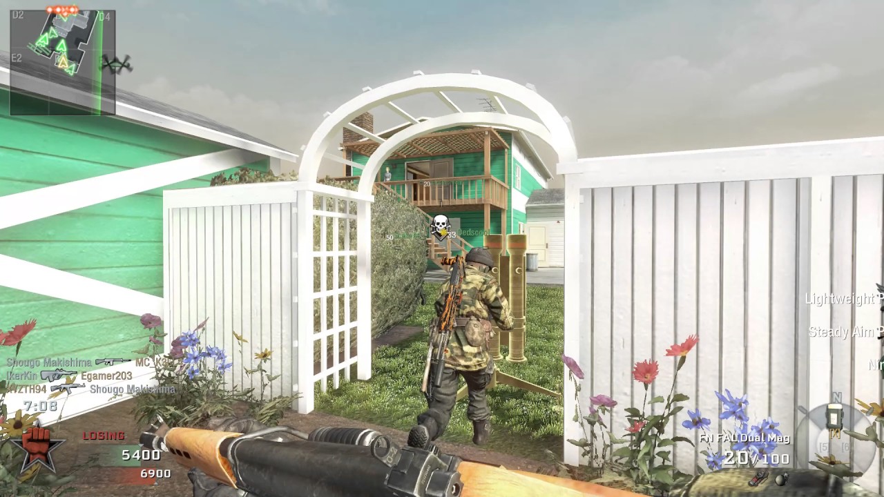 Call of Duty Black Ops multiplayer FAL gameplay