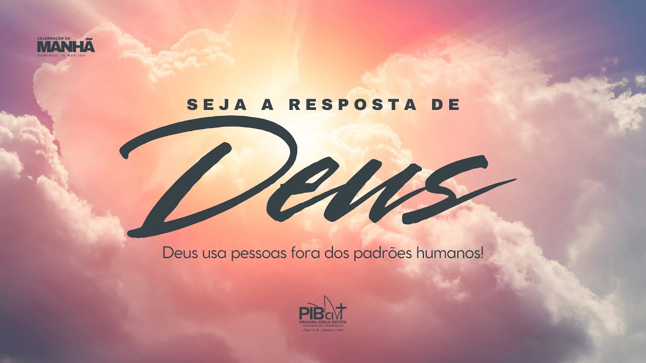 SEJA RESPOSTA DE DEUS! - Pr Zildo Nascimento - 15/03/26 10h #aovivo