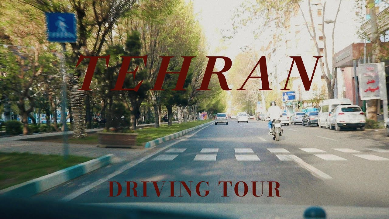 Driving Through Tehran: From City Center to the Wealthy North | Iran 4K