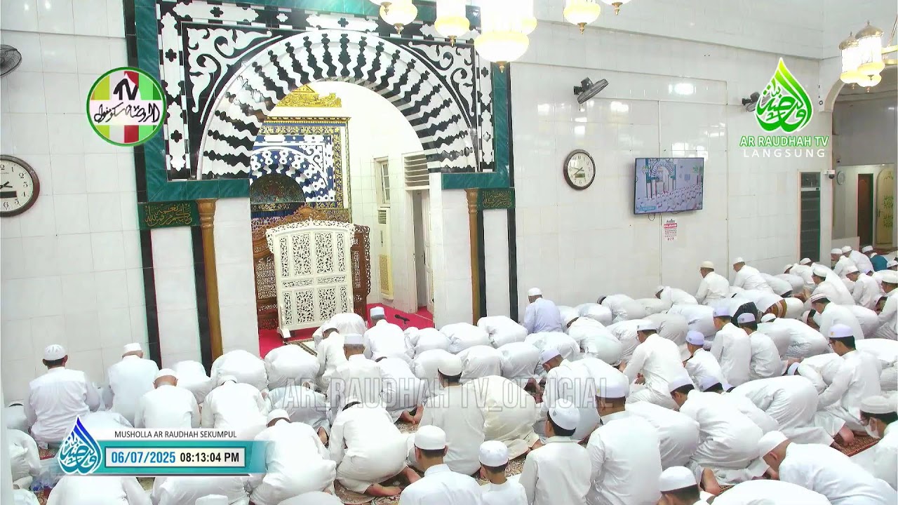 PEMBACAAN MAULID AL-HABSYI DI MUSHOLLA AR-RAUDHAH SEKUMPUL MTP KALSEL, MALAM SENIN TGL 06-07-2025