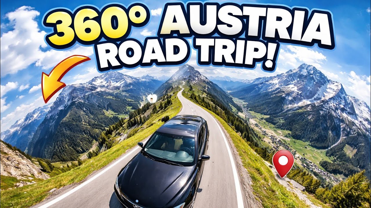 Virtual Driving in Pians Tyrol - Austria - Insta 360 camera
