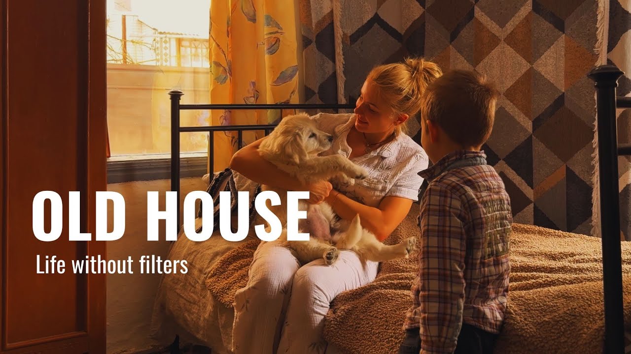 A day in an old Ukrainian house | Українська хата без прикрас
