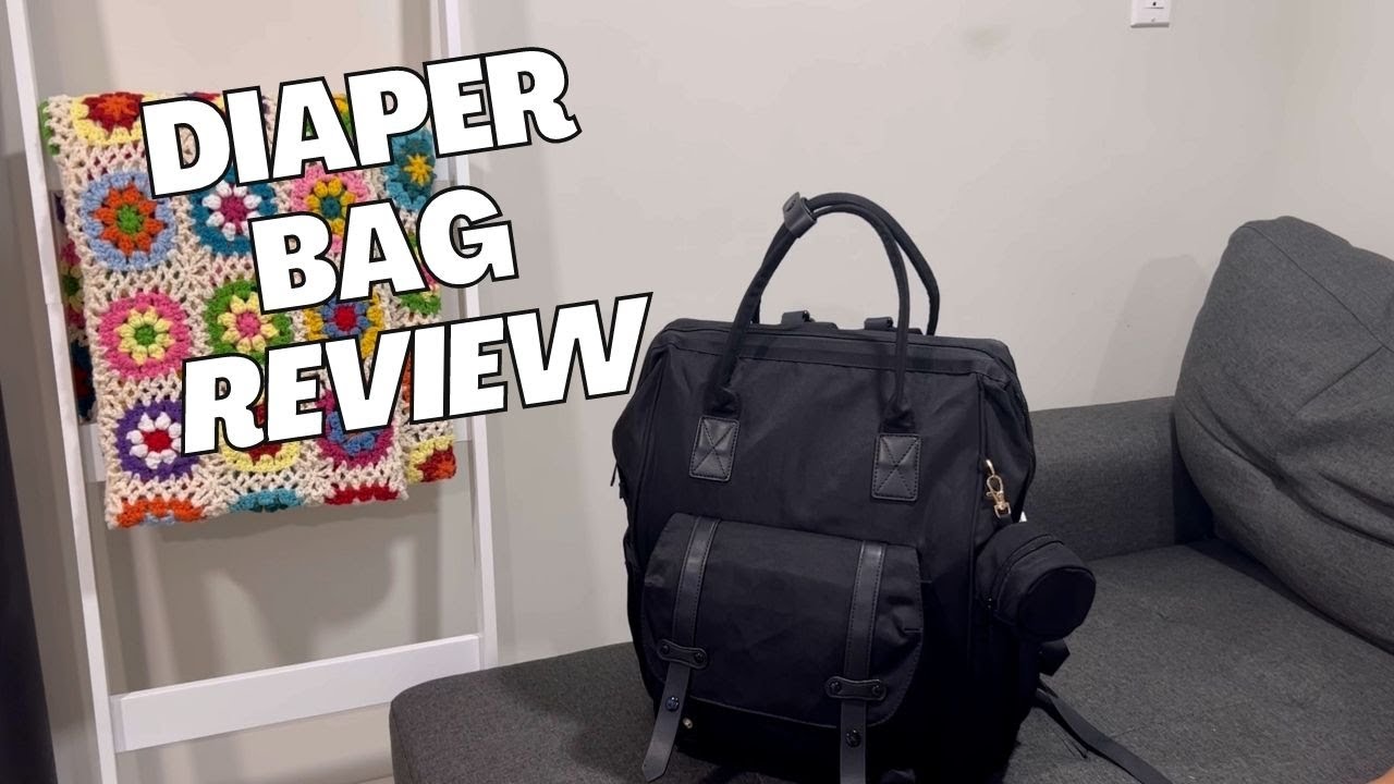 Parenting Essentials: The Baby Diaper Bag Backpack for Boy & Girl That Has It All - Review Video