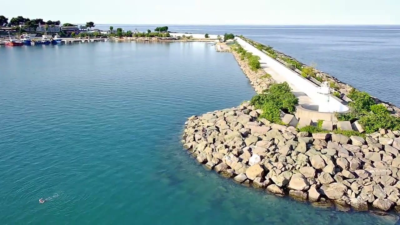 Hitit şehri Arauanna - Gerze Drone görüntüleri 4K - Gerze Liman ve İskele