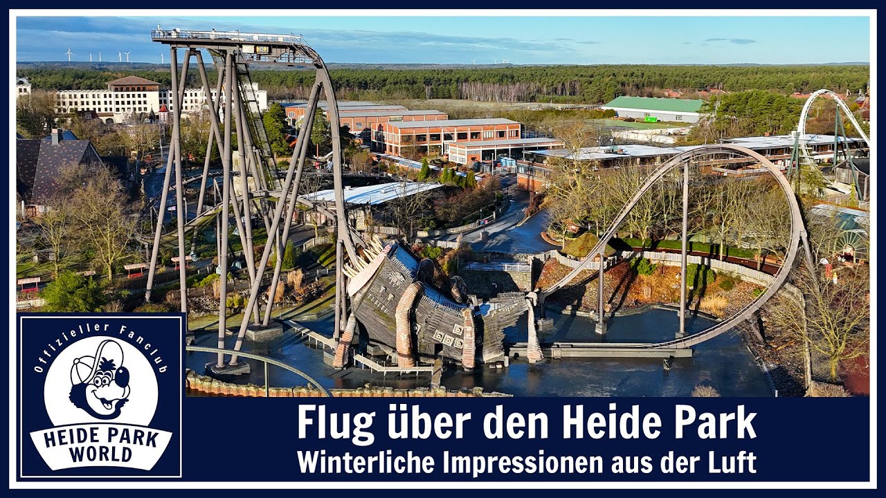Flug über das Heide Park Resort (2025)