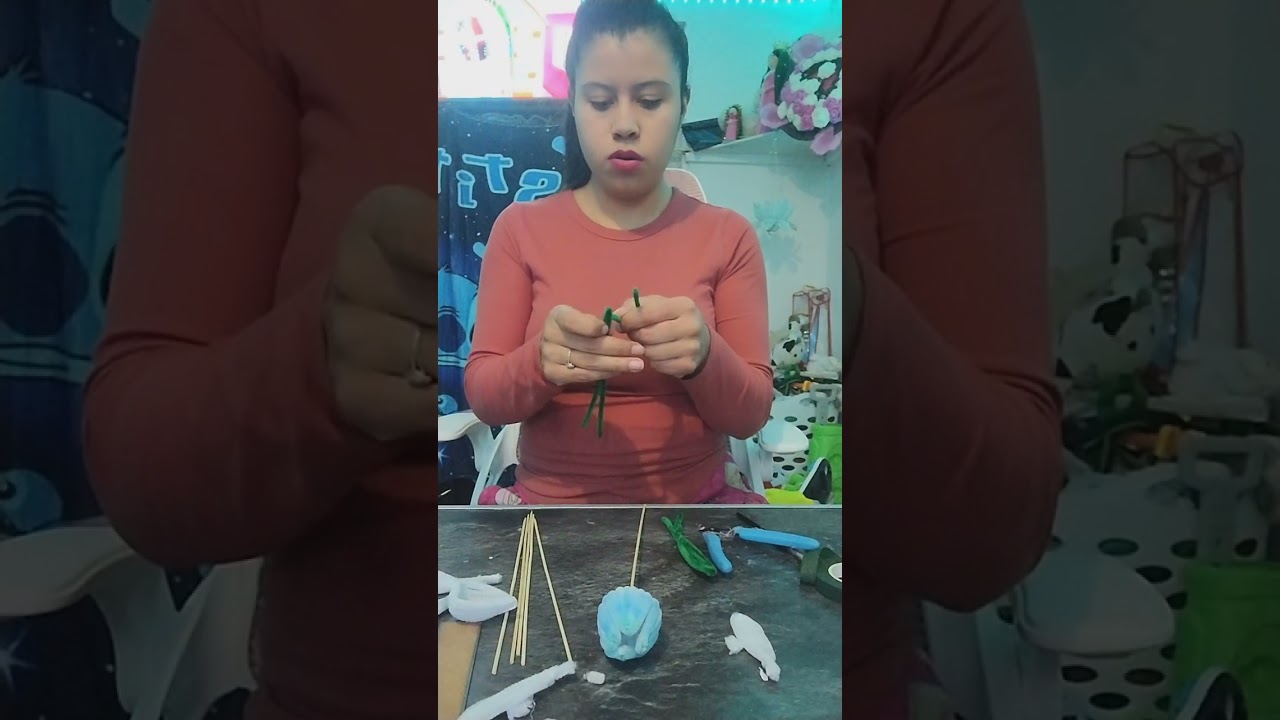 tulipanes de limpiapipas