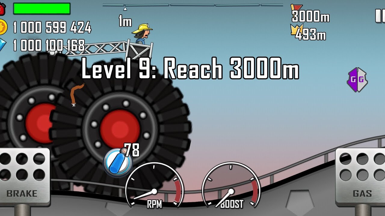 Hill Climb Racing《Hacker》Script - Combustível Ouro & Joias ilimitadas (+Bonu$Funny)
