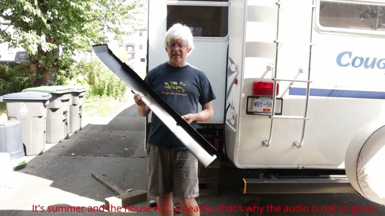 Keystone Cougar fifth wheel slide out repair with Duoform slide out ski